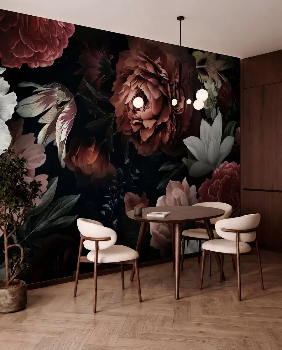 wall murals Дизајн ружа са ефектом акварела u94330