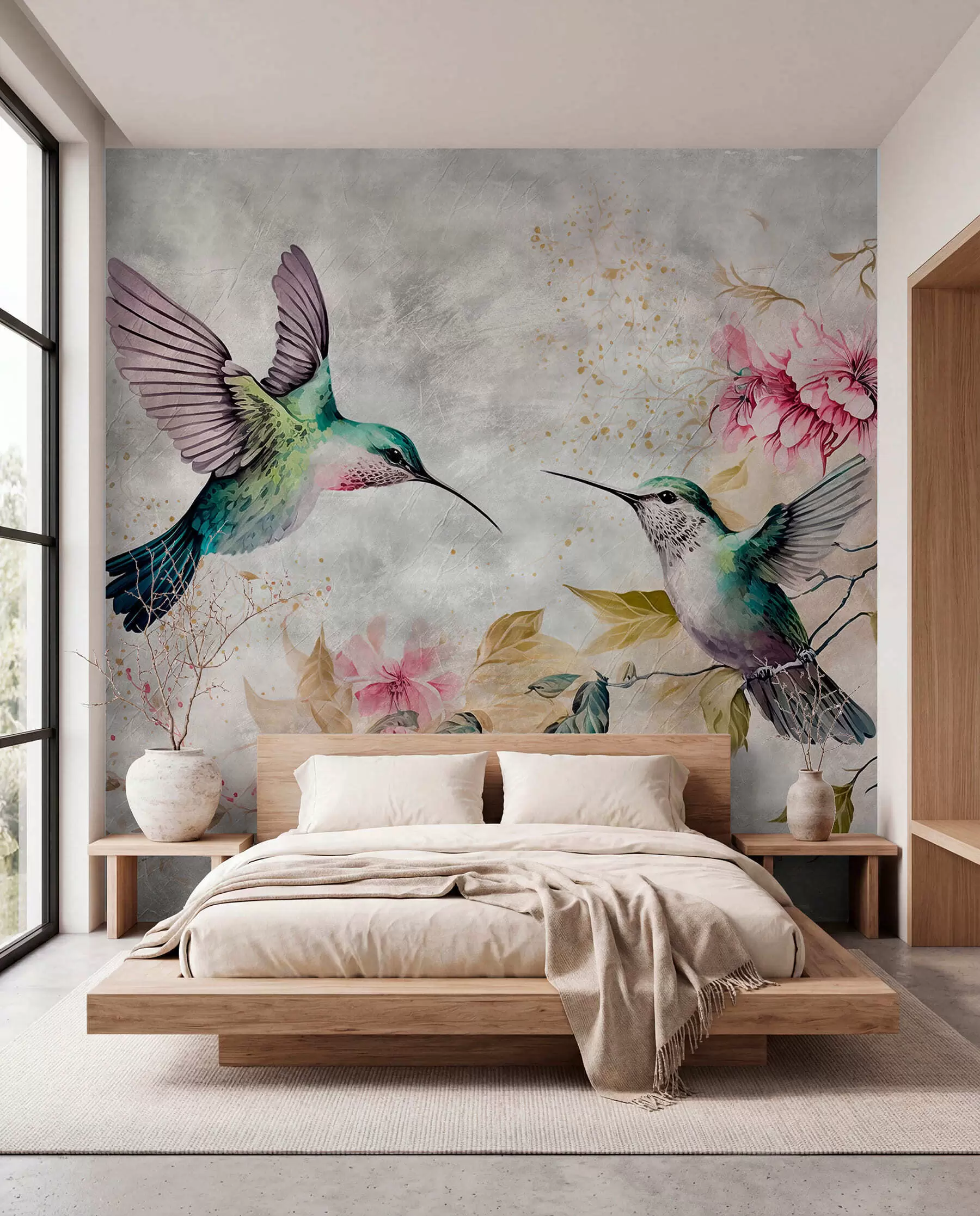 wall murals Duet kolibrija u93994