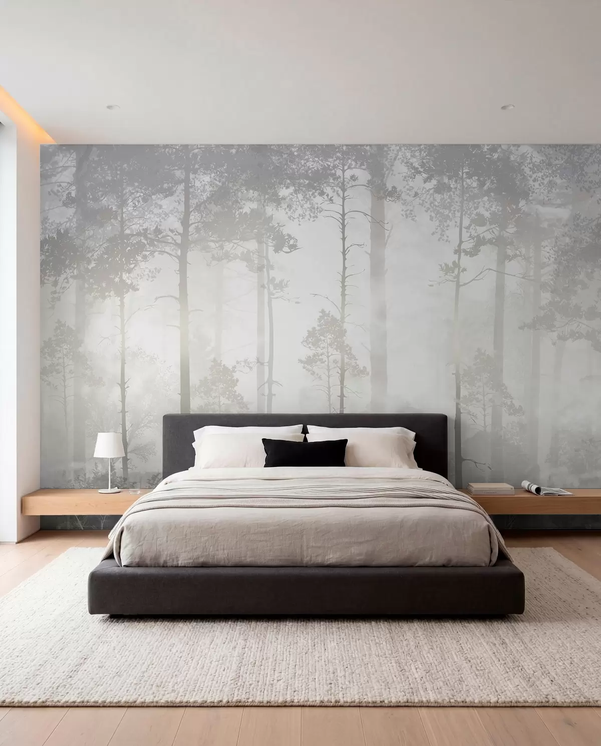wall murals Šuma u bisernim tonovima u94439