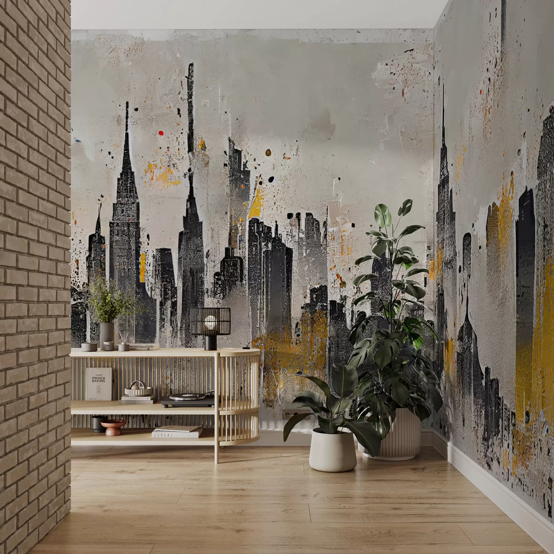 wall murals Грунге Цити u75797