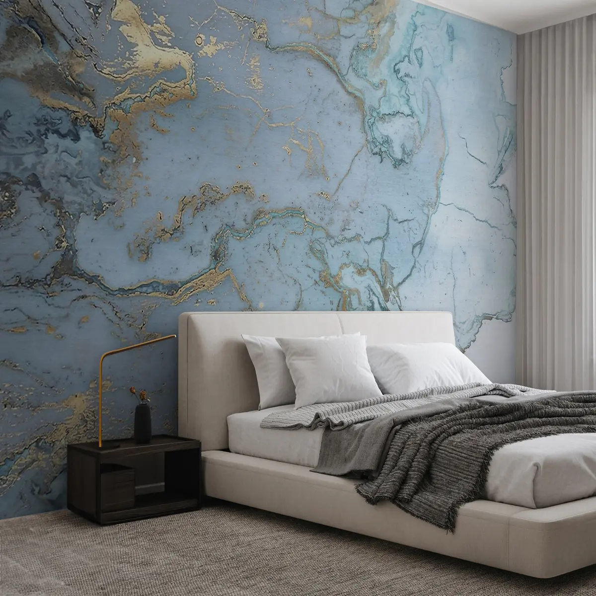 wall murals Водни ресурси, карта света u06739