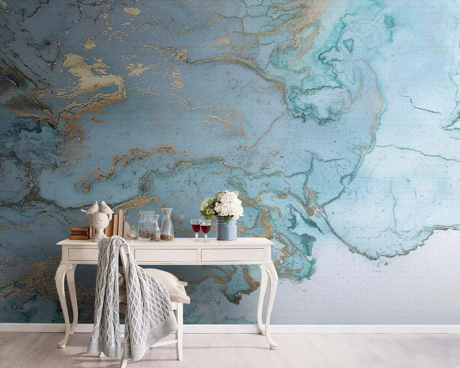 wall murals Водни ресурси, карта света u06739