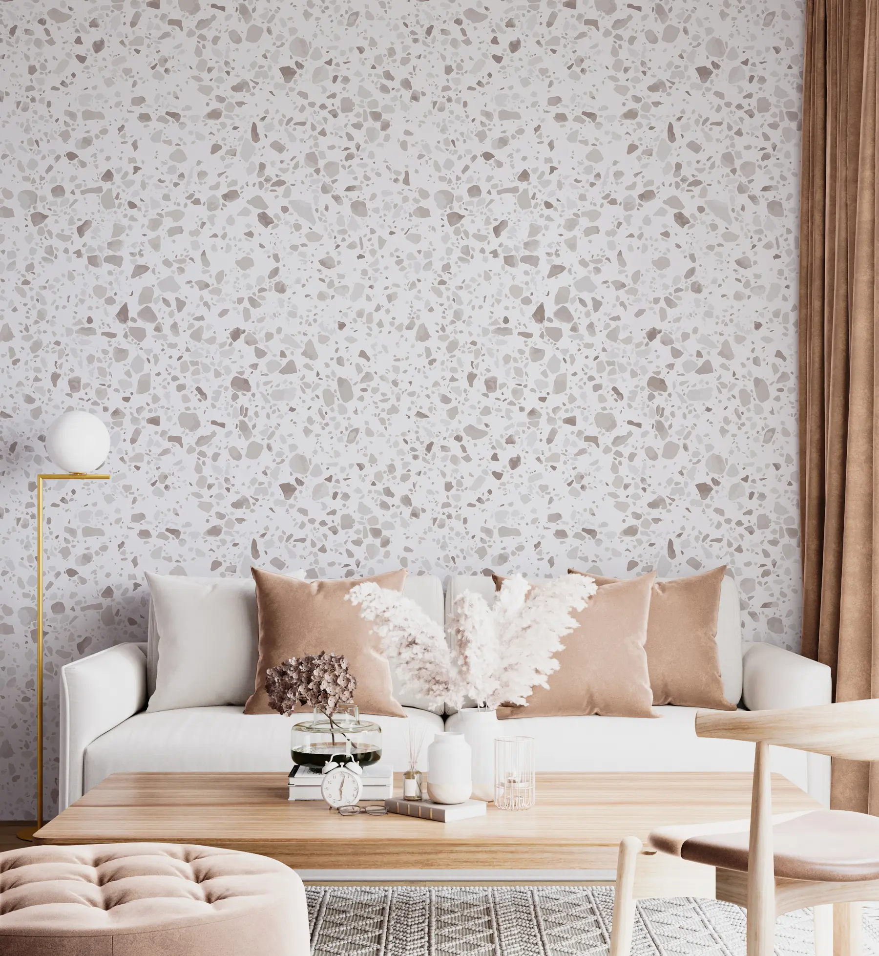 wall murals Терраззо плочице, мозаик са природним камењем, гранитом, мермером, кварц, бетон u94304