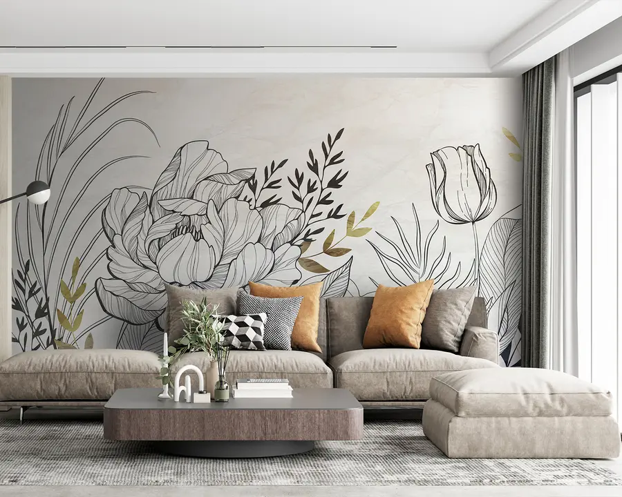 wall murals цветно лишће u94307