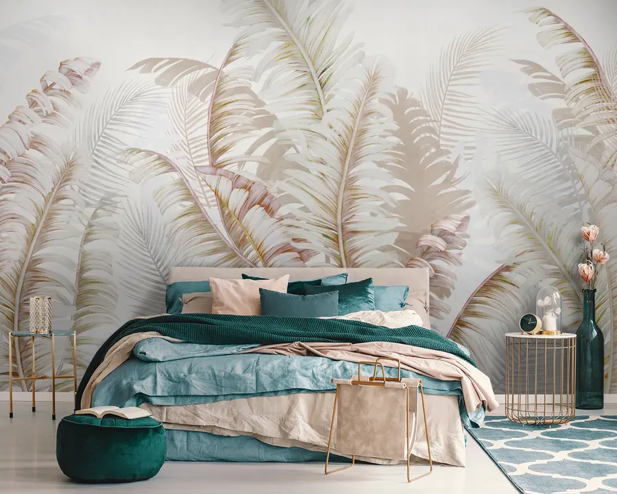 wall murals тропско лишће u94469