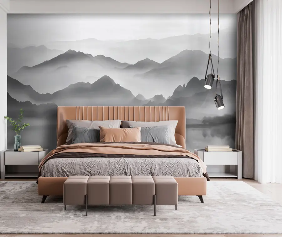 wall murals Сиве планине и пејзаж u94344