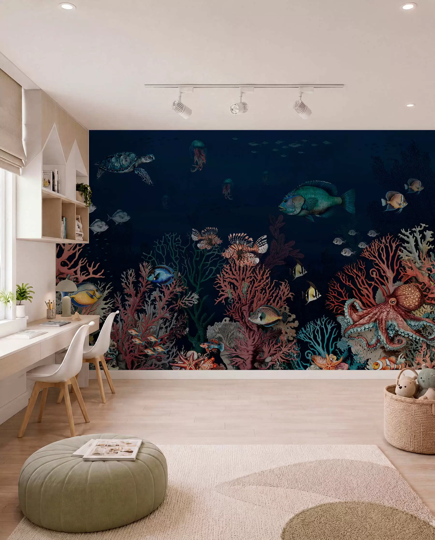 wall murals Život u koralnim dubinama u94467
