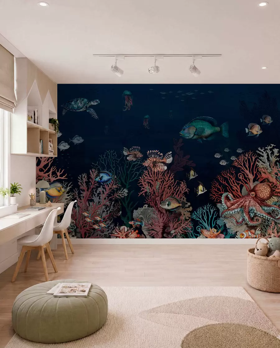 wall murals Život u koralnim dubinama u94467