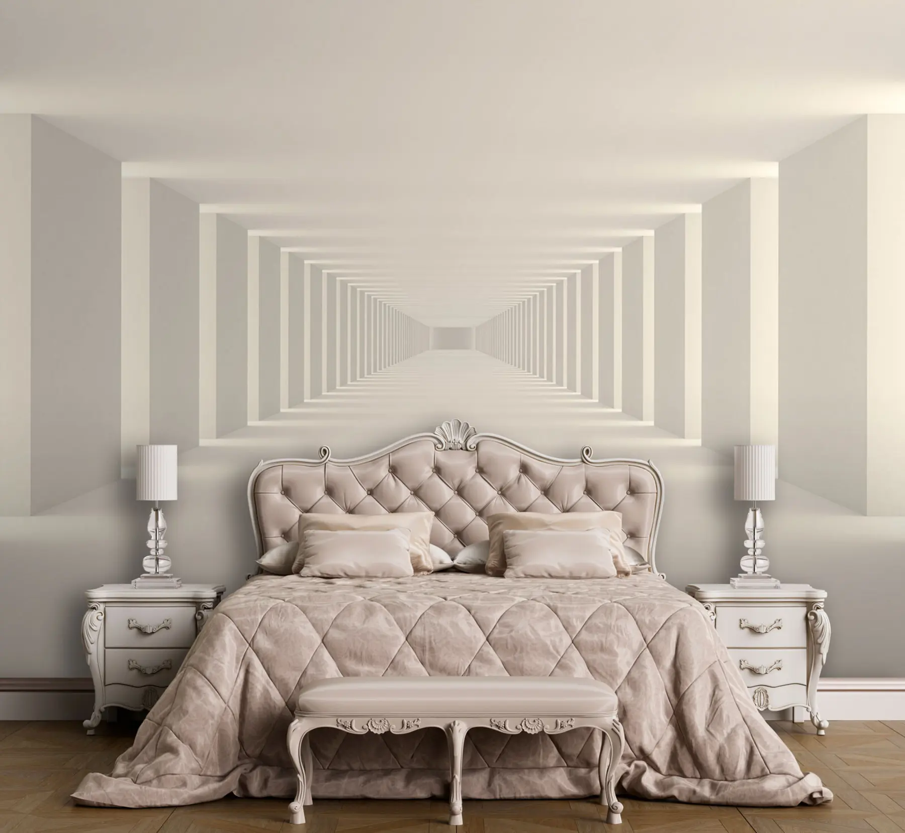wall murals Бела празна лагана соба u95066