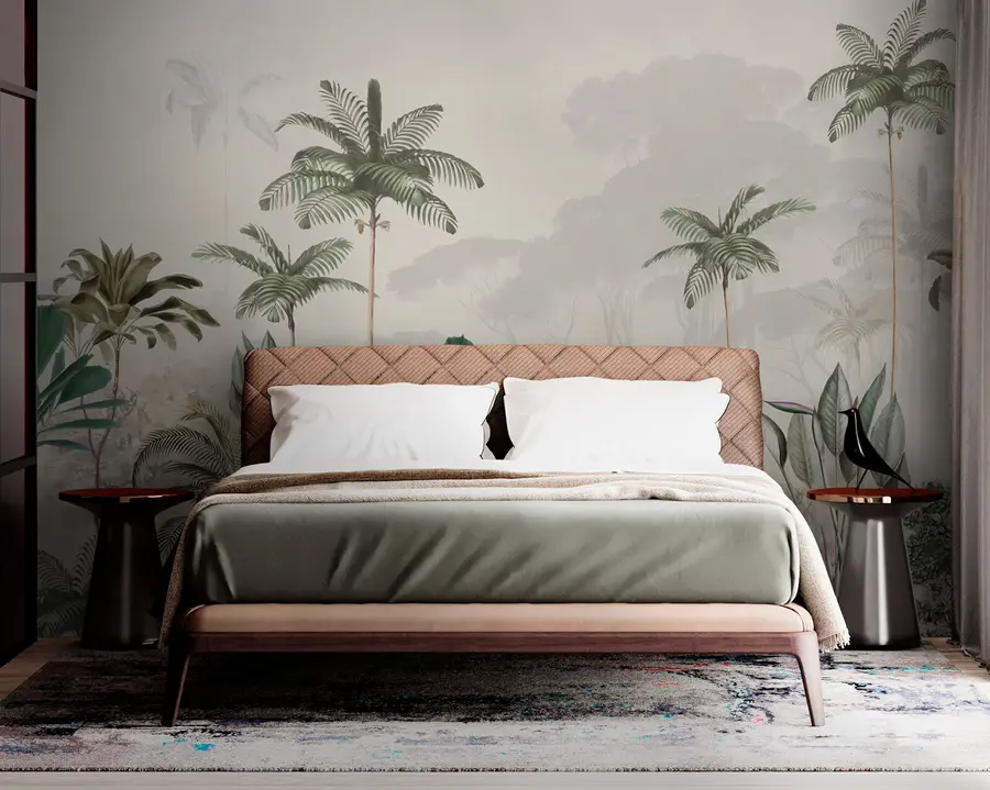 wall murals Високи палми и оаза u94631