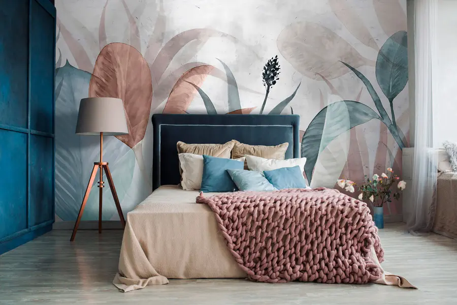 wall murals Листови акварела u94643