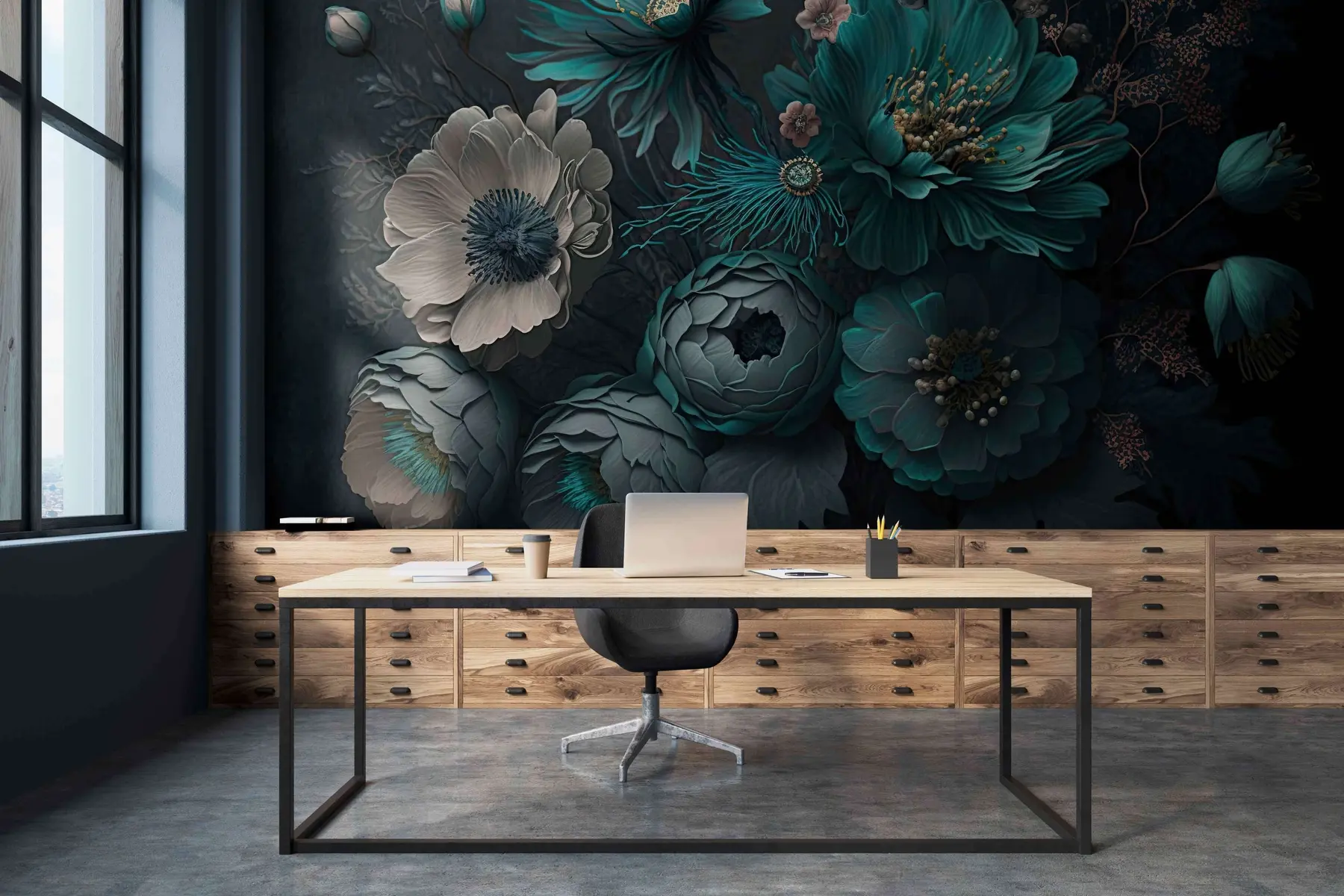wall murals Јутарње цвеће u75405