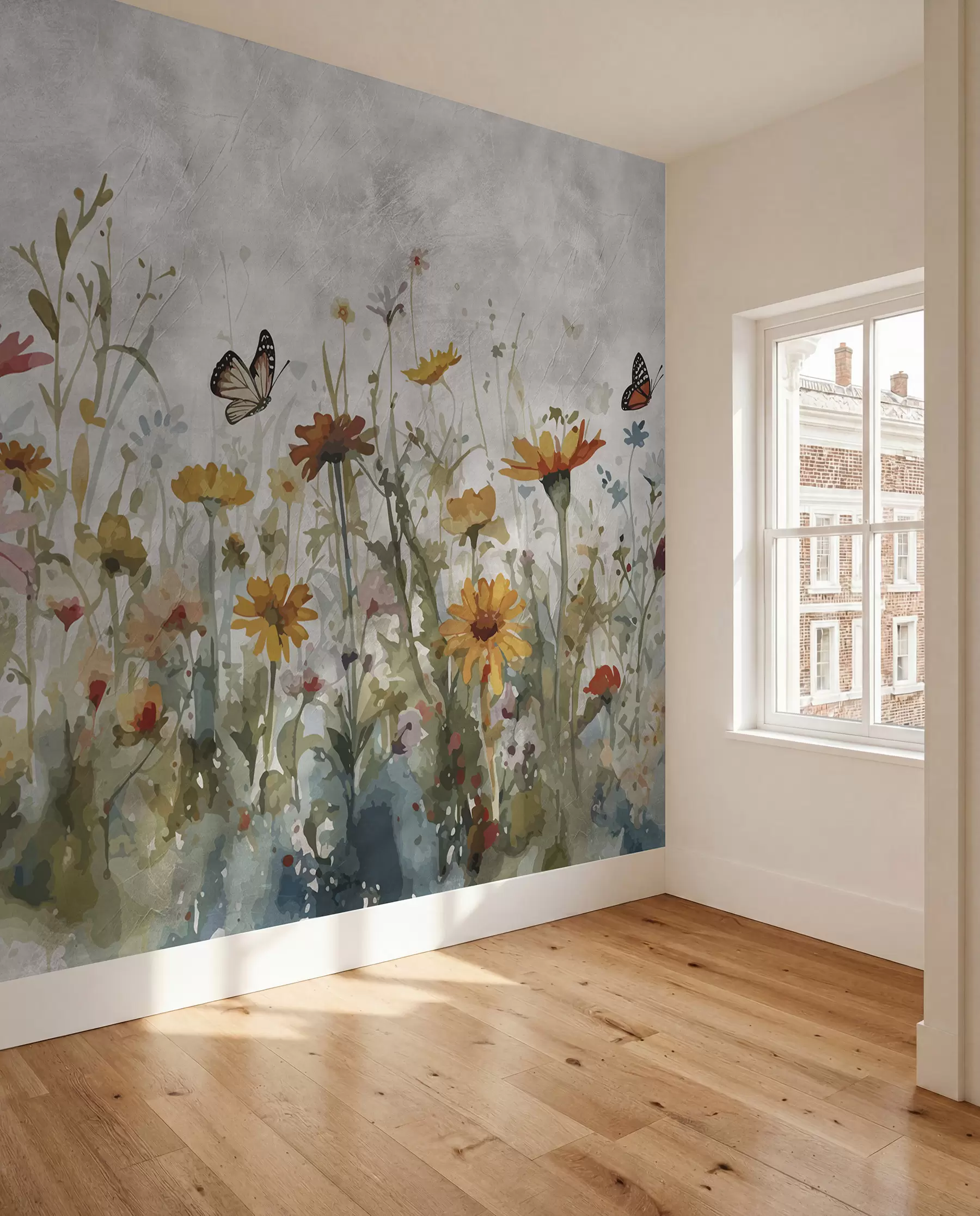 wall murals Водене плоче и лептири u95406