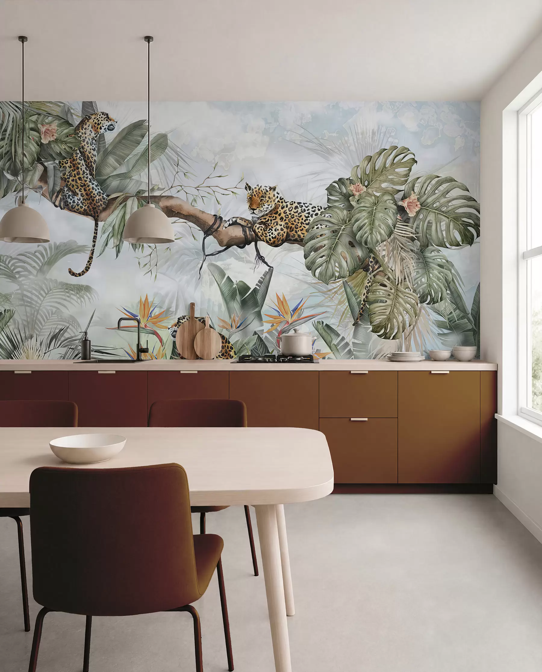 wall murals Skrovište u džungli u95709