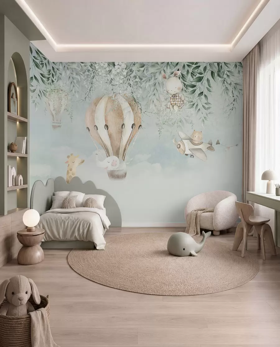 wall murals Balon iznad vrta u95429