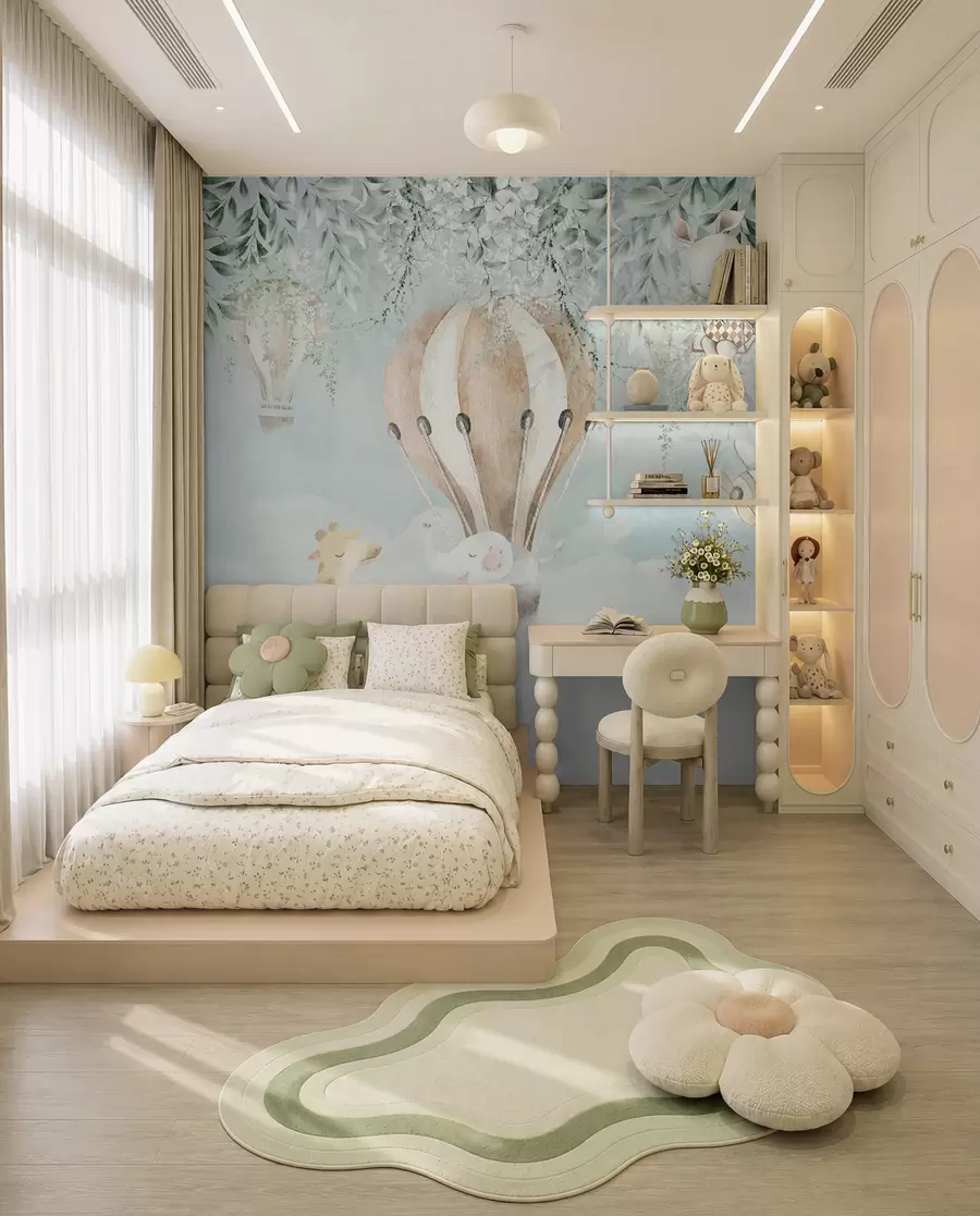 wall murals Balon iznad vrta u95429