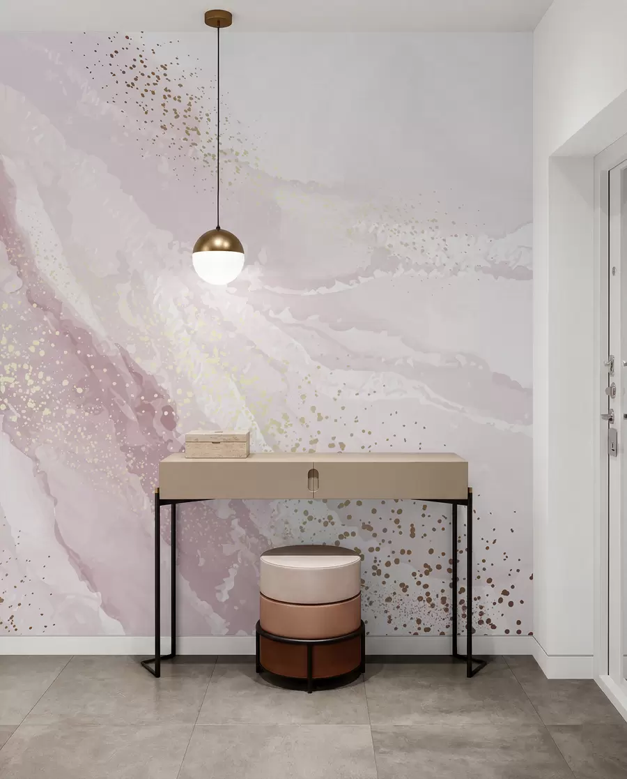 wall murals Сажетак сликарство, имитација мермерне површине камена u95846