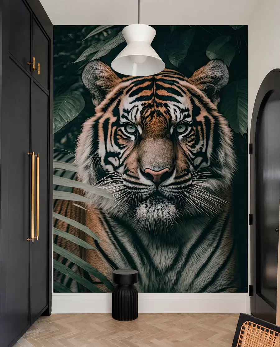 wall murals Тигар у прашуми u95619