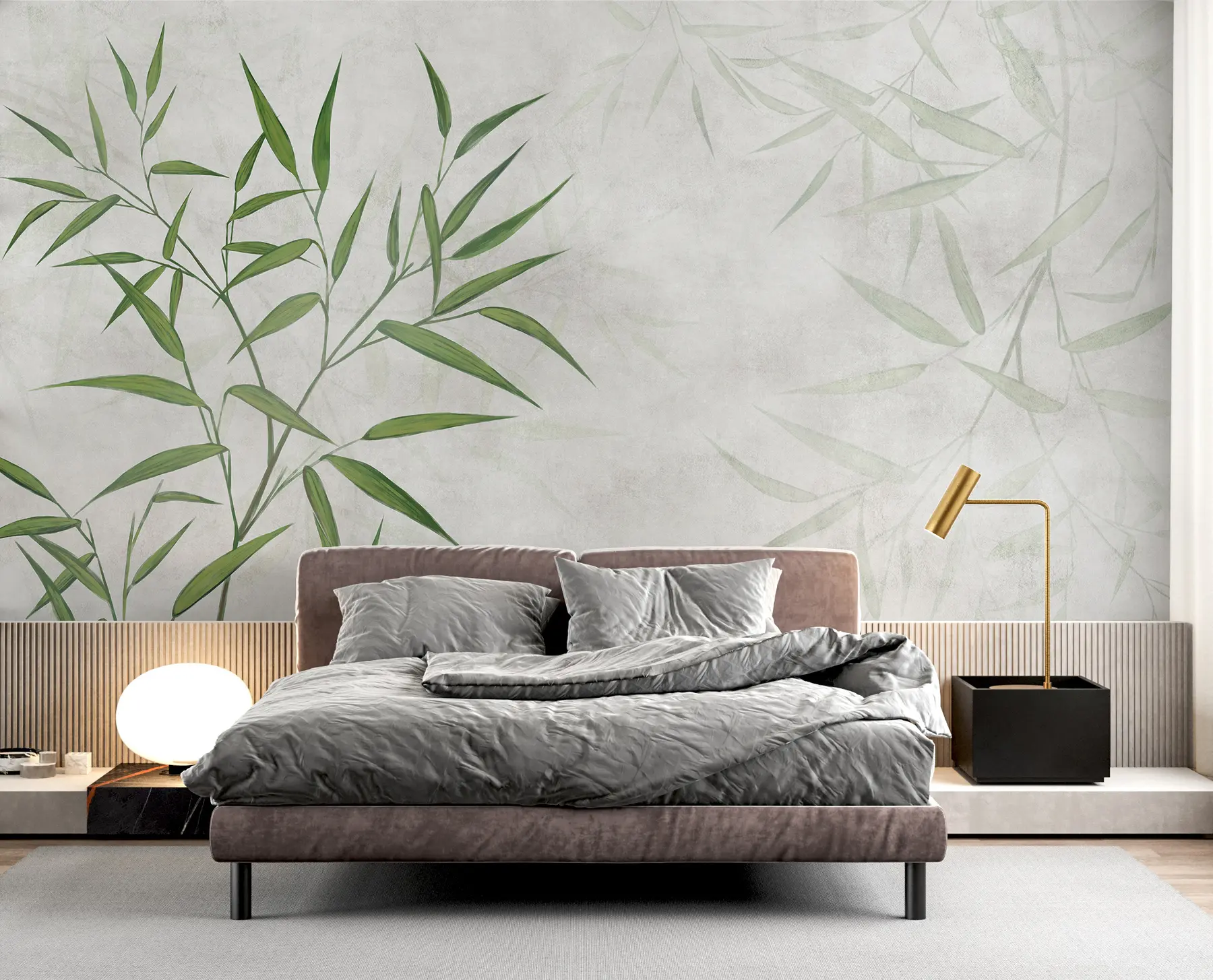 wall murals Одлази са бамбусом реед u95921