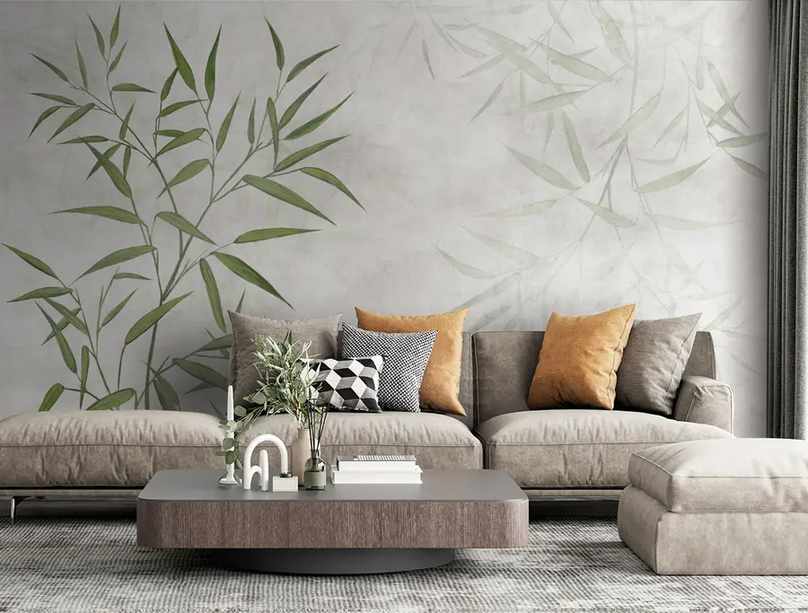 wall murals Одлази са бамбусом реед u95921