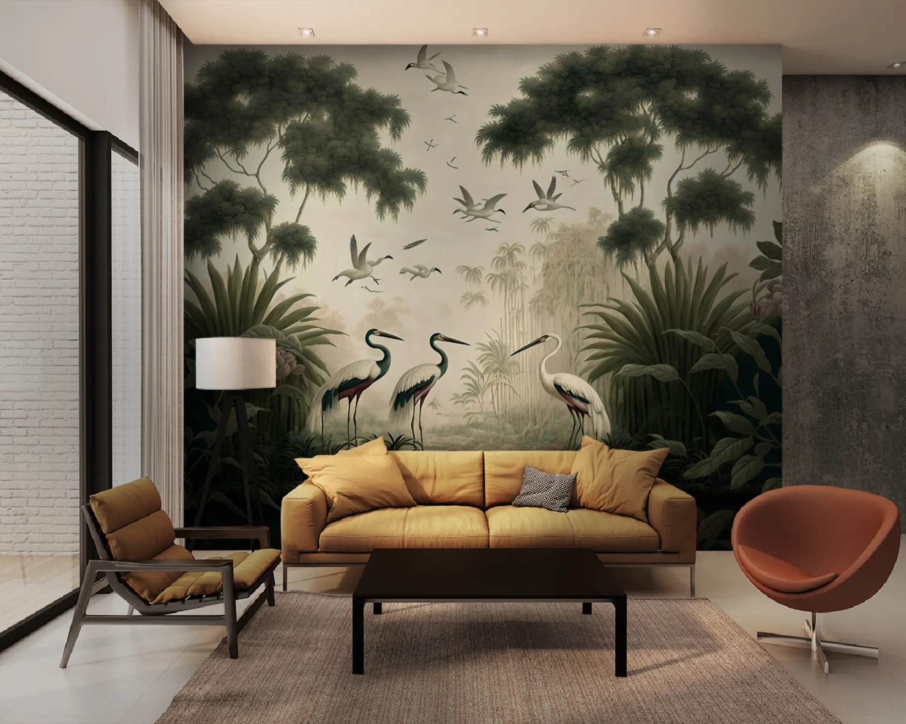wall murals Птице у прашуми u95653
