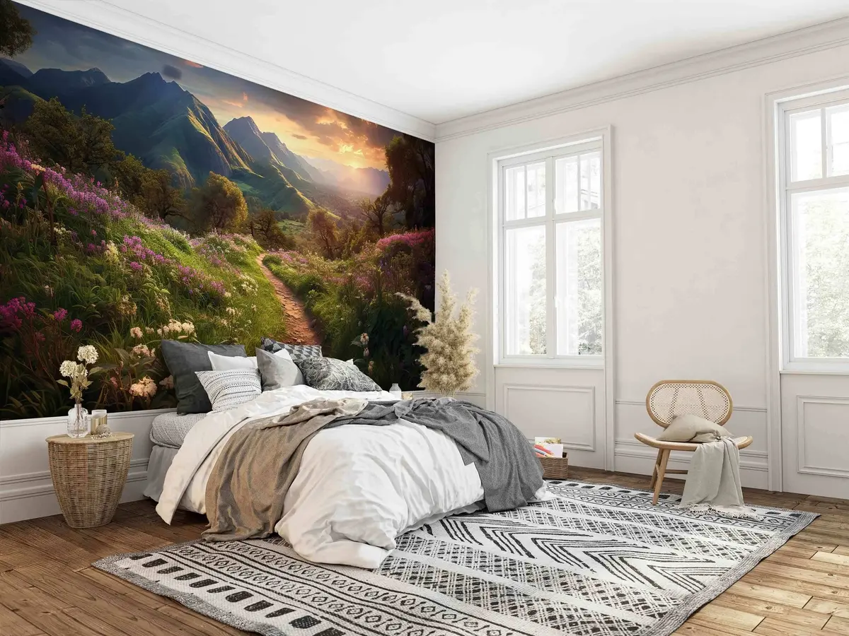 wall murals Планински пејзаж путовање до бајке u96212