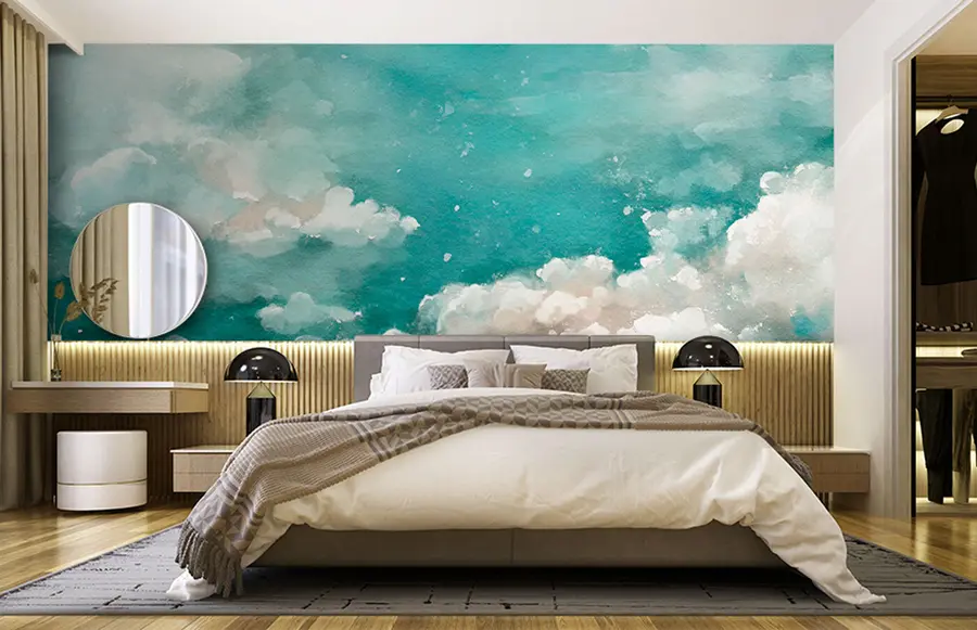 wall murals Небо и облаци у уљу u96323