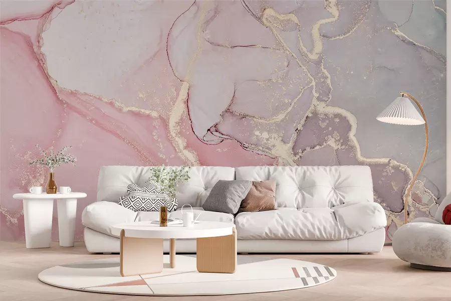 wall murals Росе мрамор u13857