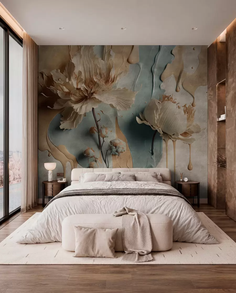 wall murals Цвеће и бојилице u95662