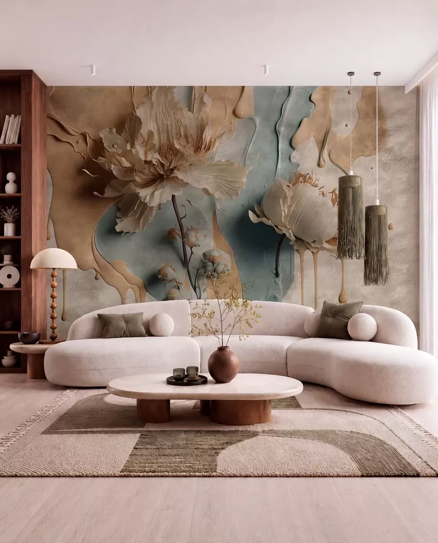 wall murals Цвеће и бојилице u95662