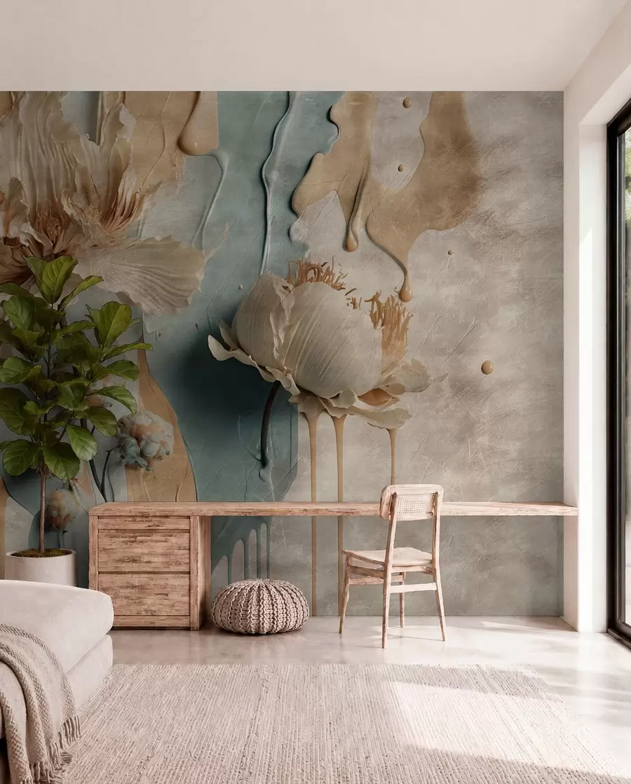 wall murals Цвеће и бојилице u95662