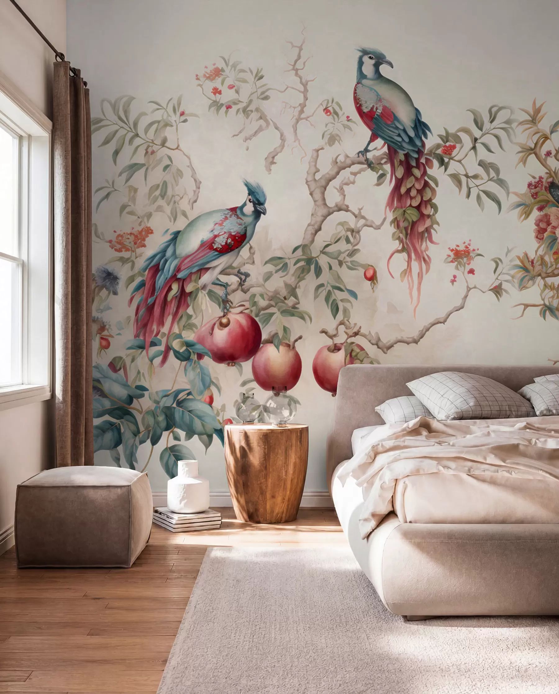 wall murals Paunovi i narovi u95667