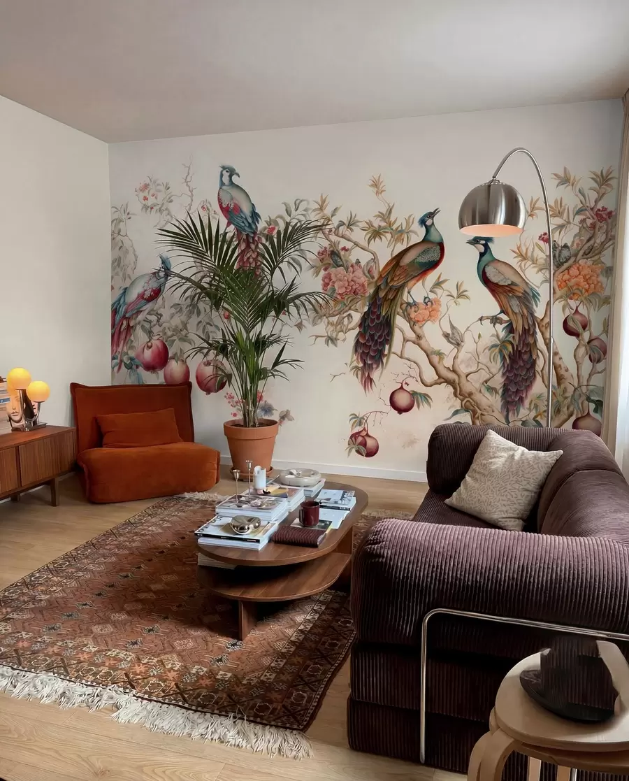 wall murals Paunovi i narovi u95667