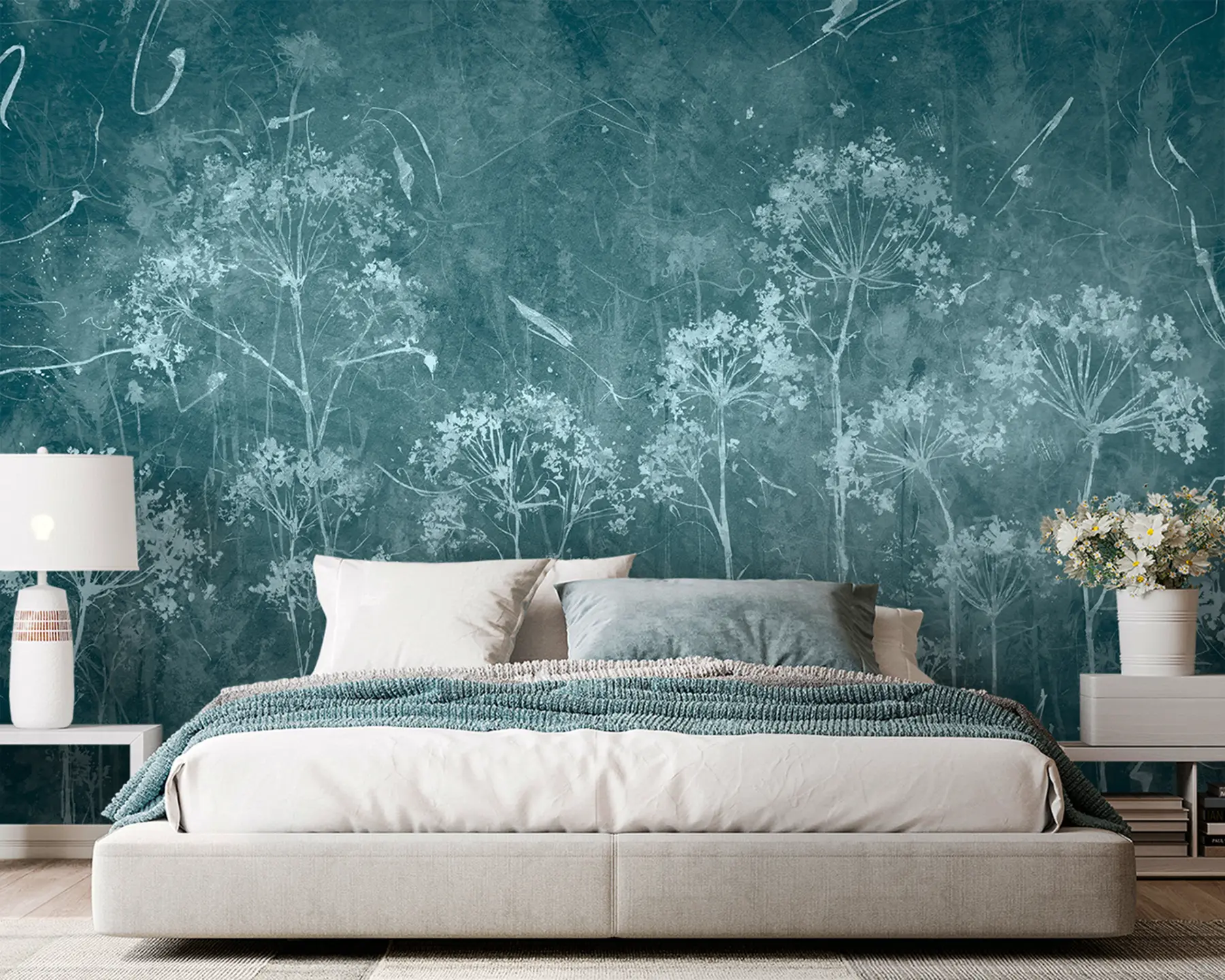 wall murals Вилдфловерс у стилу Грунге u96551