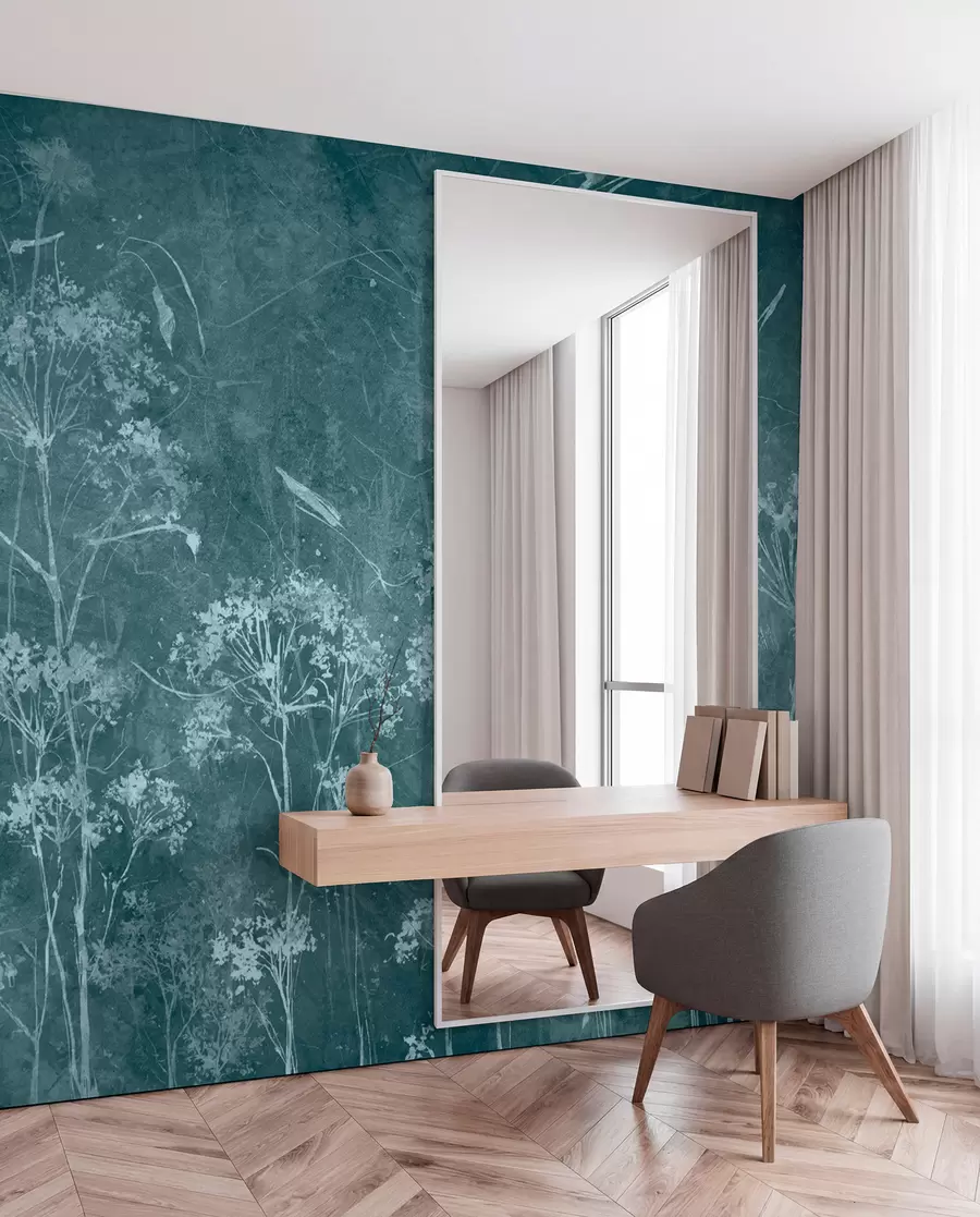 wall murals Вилдфловерс у стилу Грунге u96551