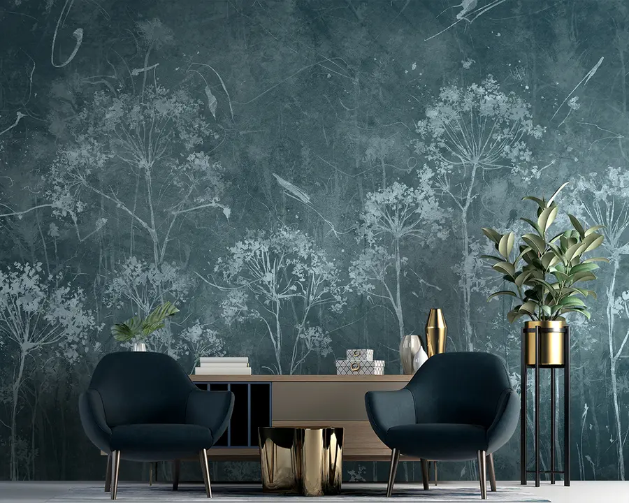 wall murals Вилдфловерс у стилу Грунге u96551