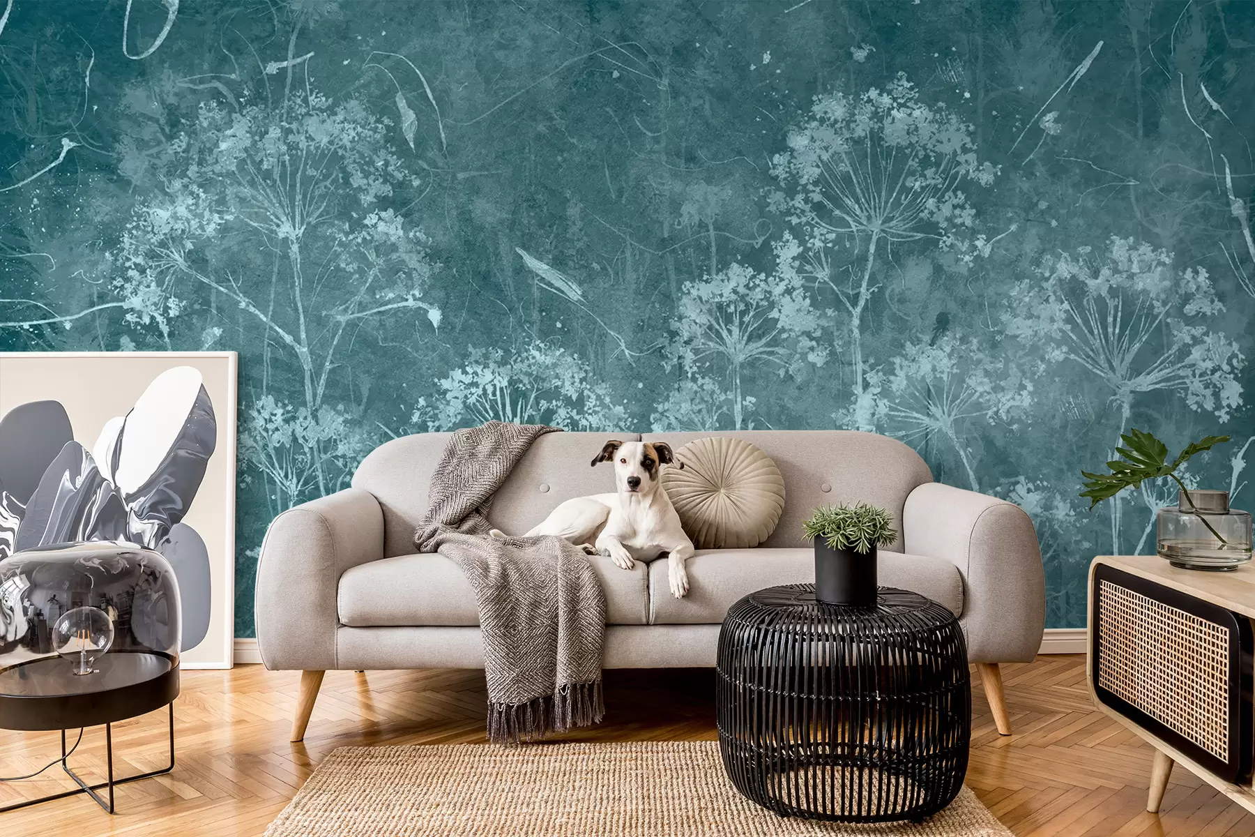 wall murals Вилдфловерс у стилу Грунге u96551