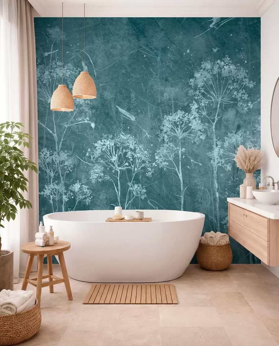 wall murals Вилдфловерс у стилу Грунге u96551