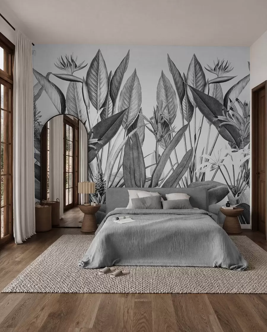 wall murals Džungla u tušu u96833