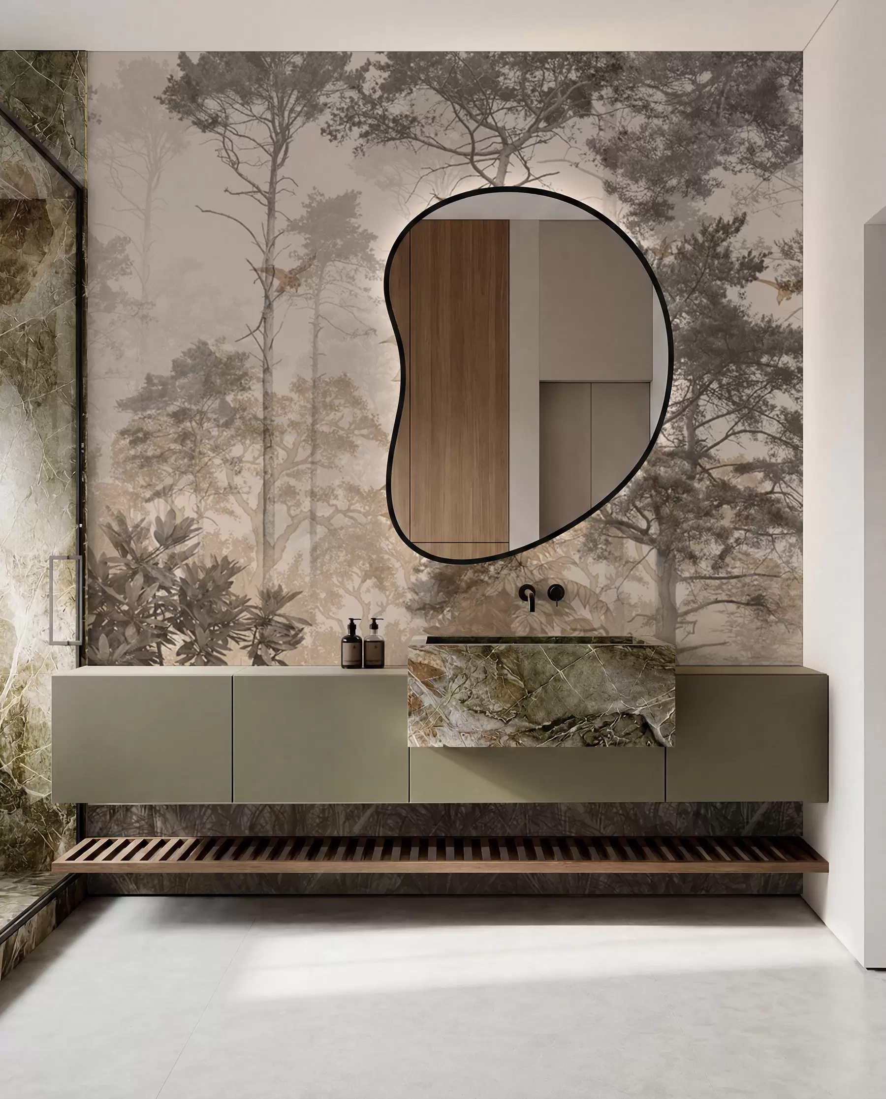 wall murals Грунге Форест u97057