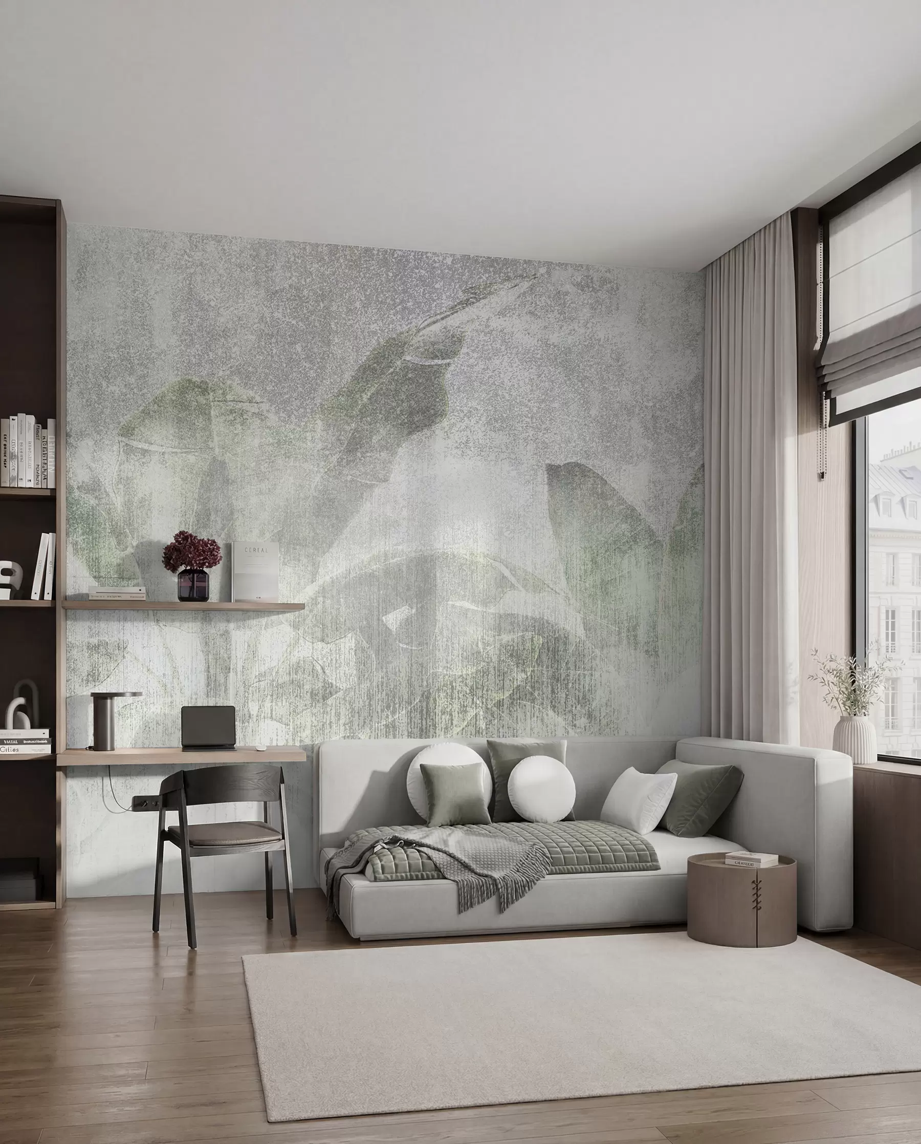 wall murals Tropi boje žalfije u97030