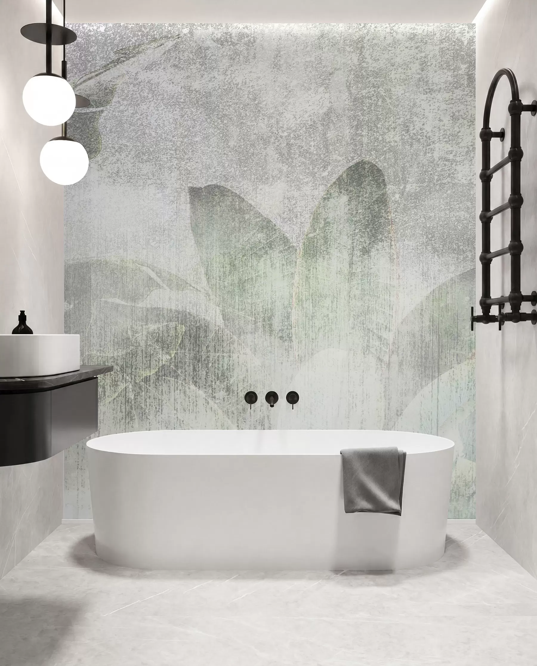 wall murals Tropi boje žalfije u97030