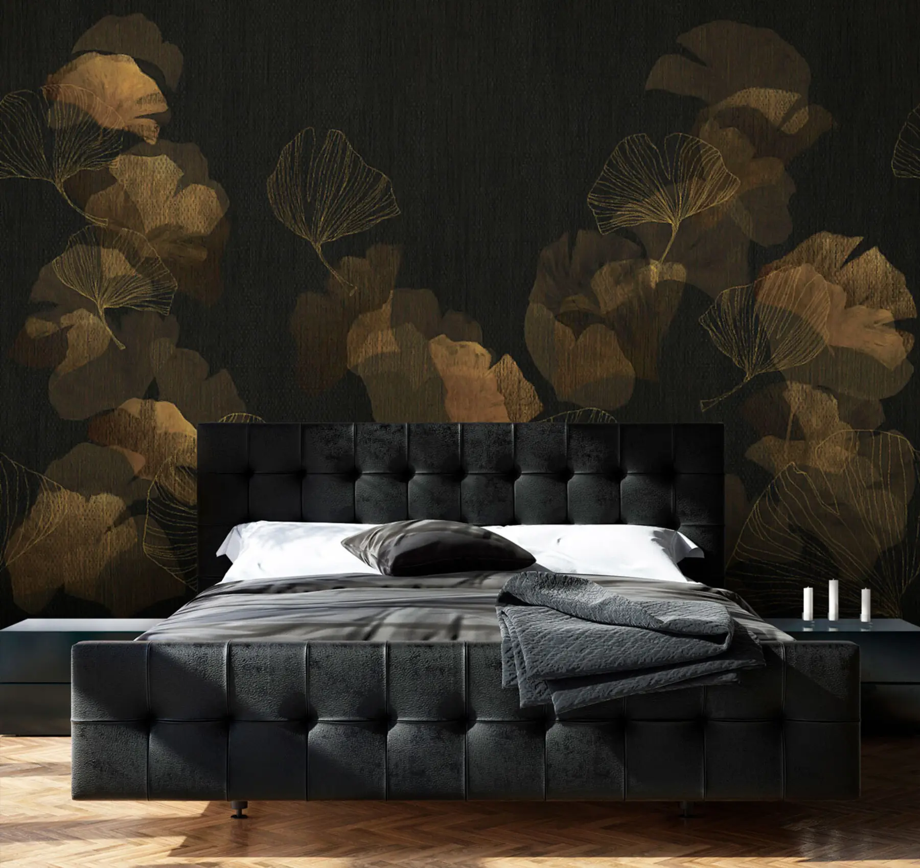 wall murals Популарни листови гинка u97142