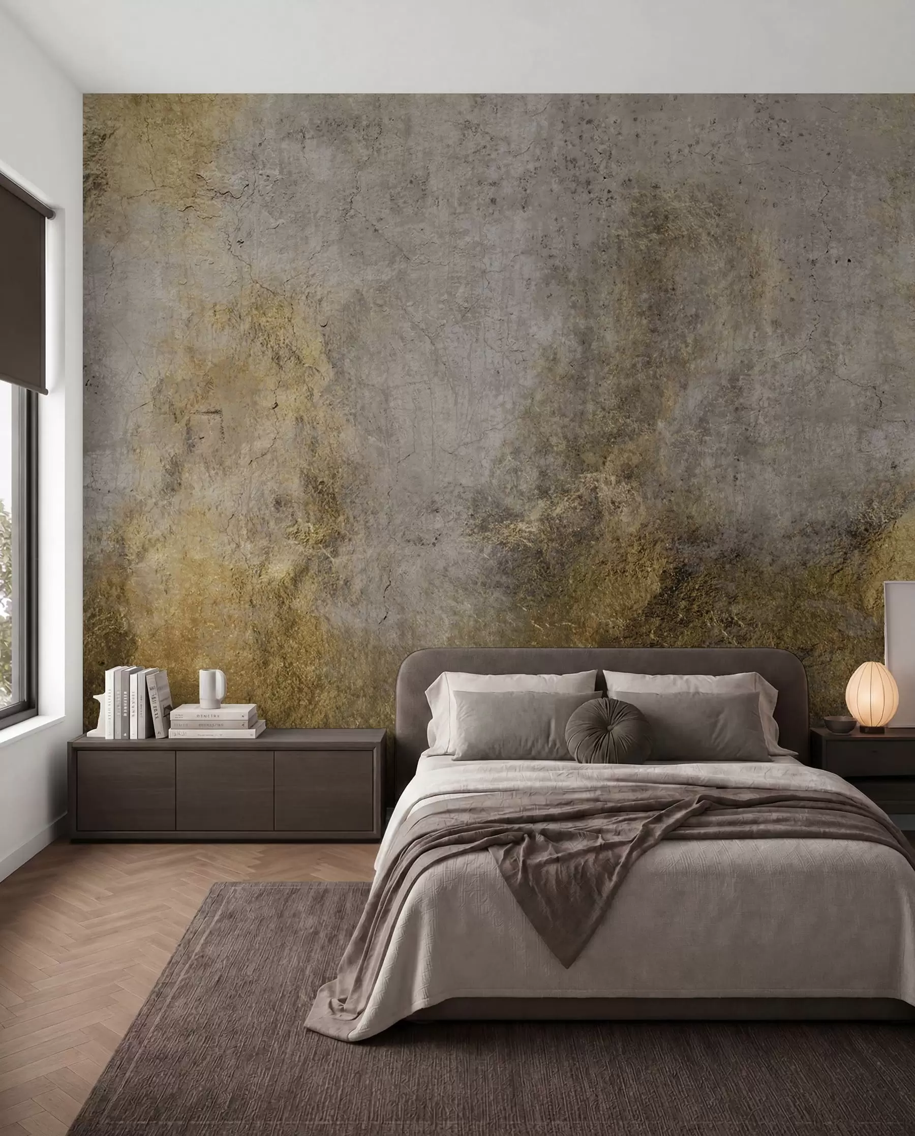 wall murals Rđa na istrošenom betonu u97226