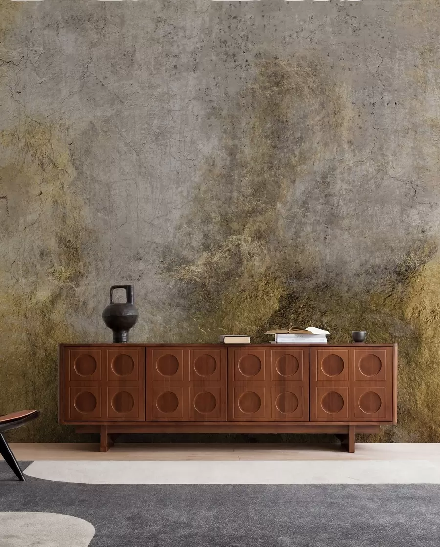 wall murals Русти бетонски зид u97226