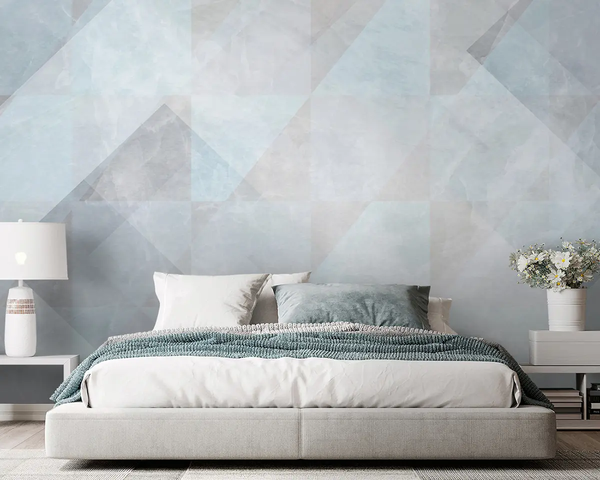 wall murals Геометријска апстракција у пастелним бојама u97267