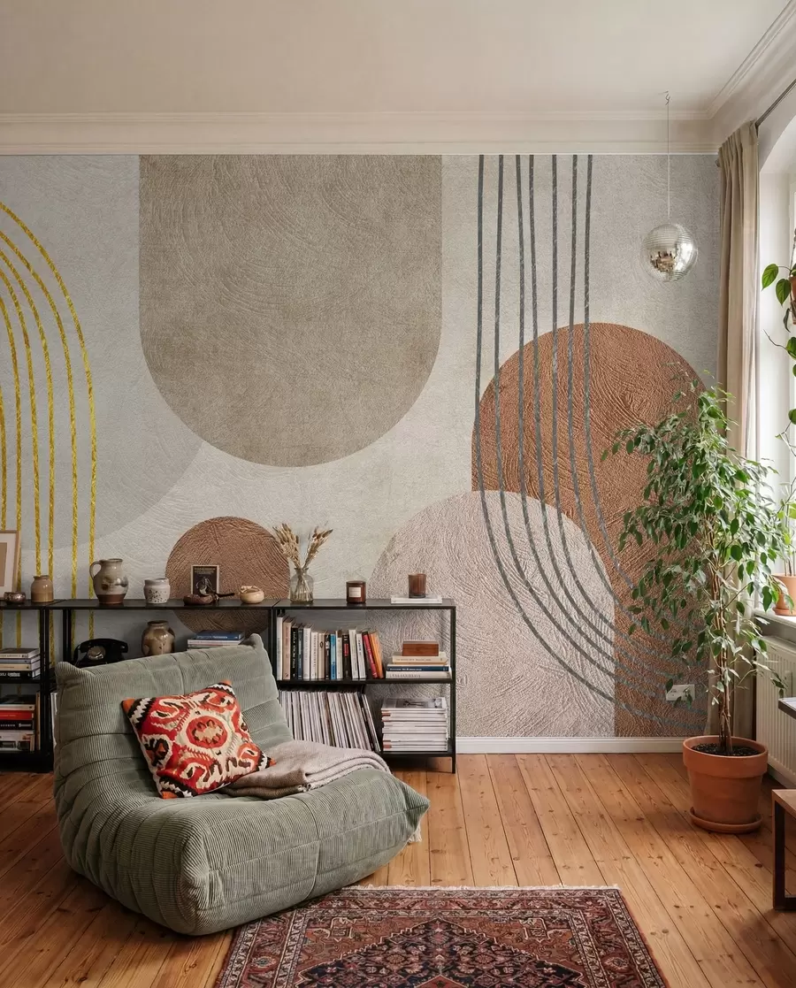 wall murals Lukovi u okeru i glini u97255