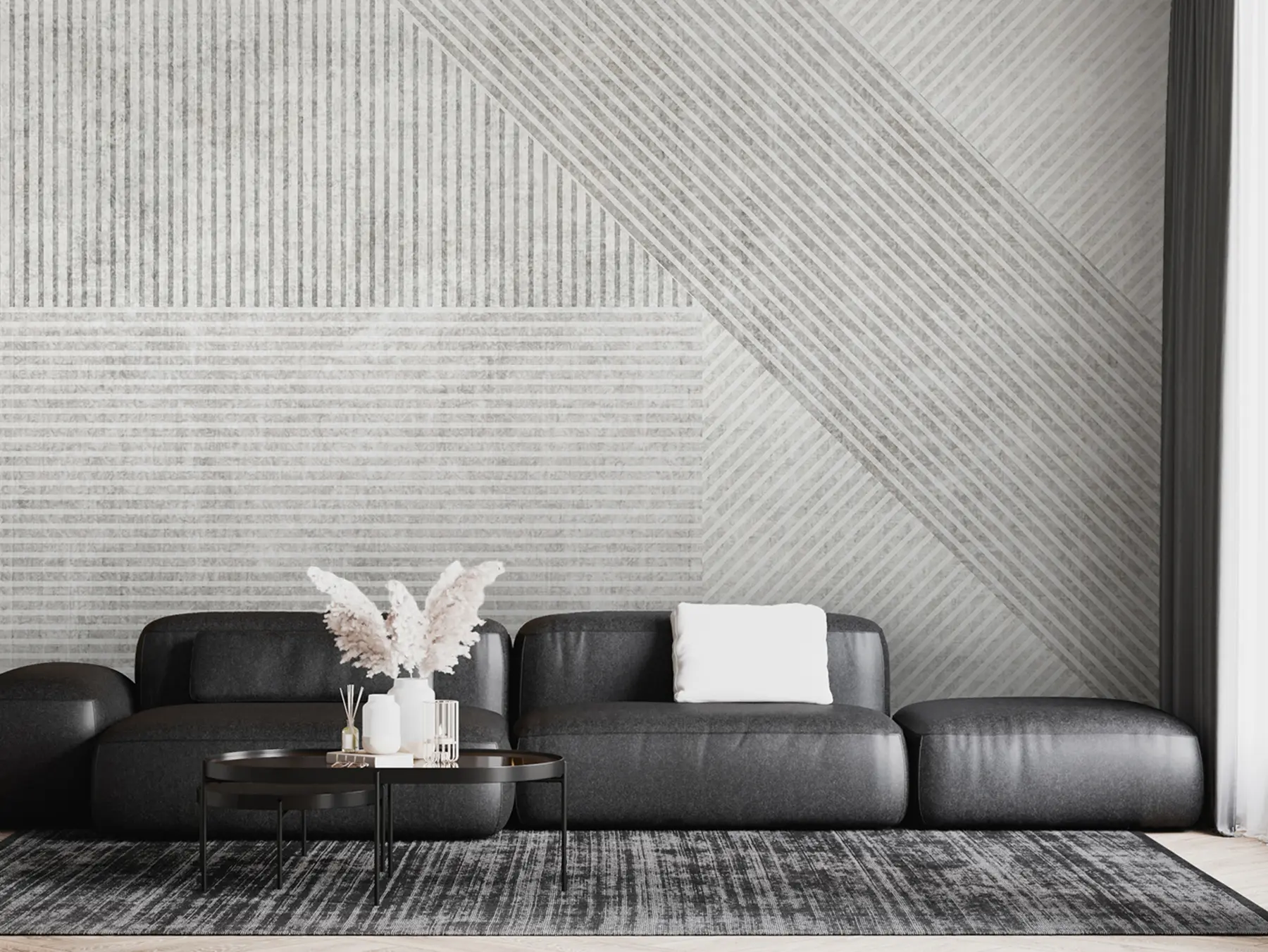 wall murals Геометријске винтагене линије u96331