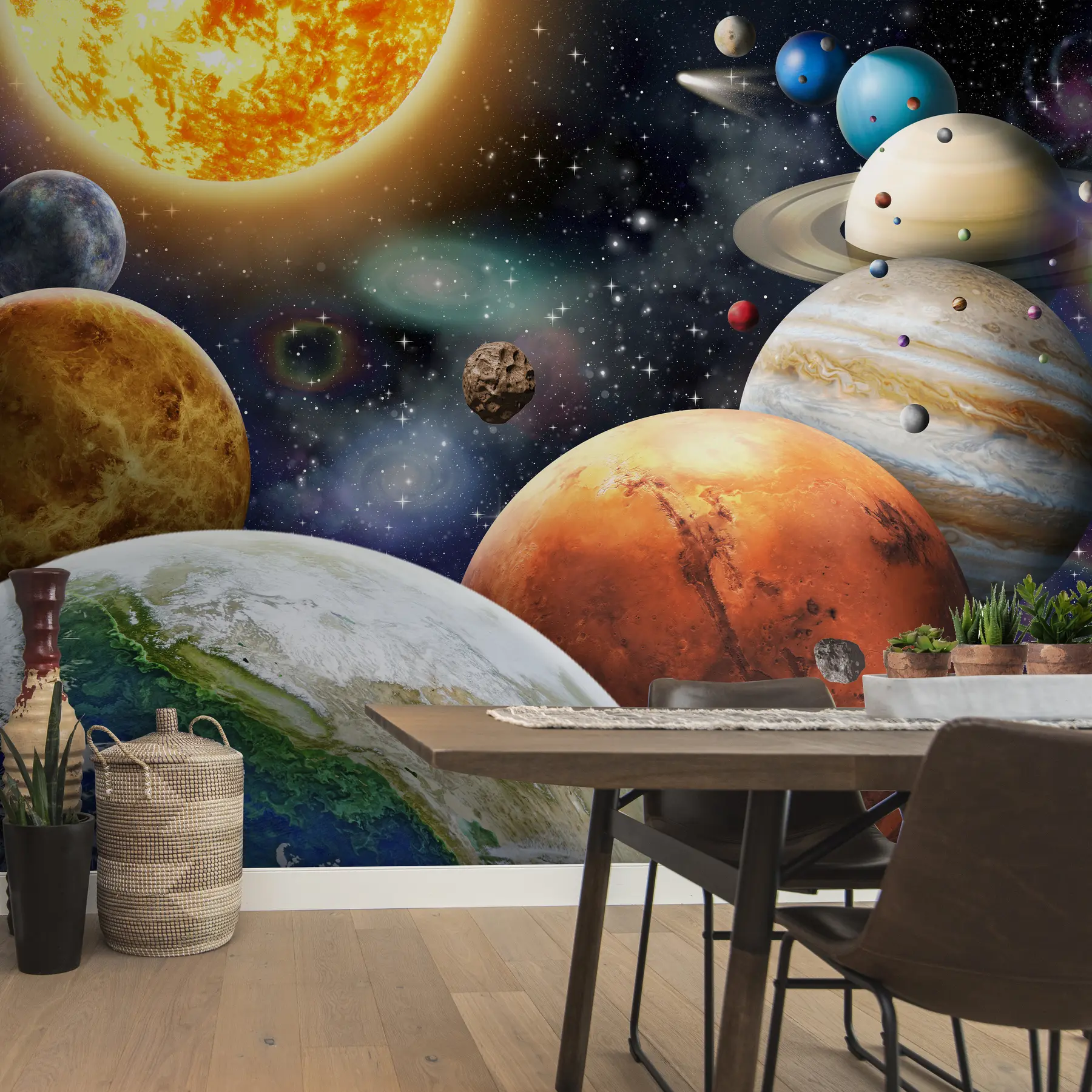 wall murals Шарене планете Сунчевог система u97422