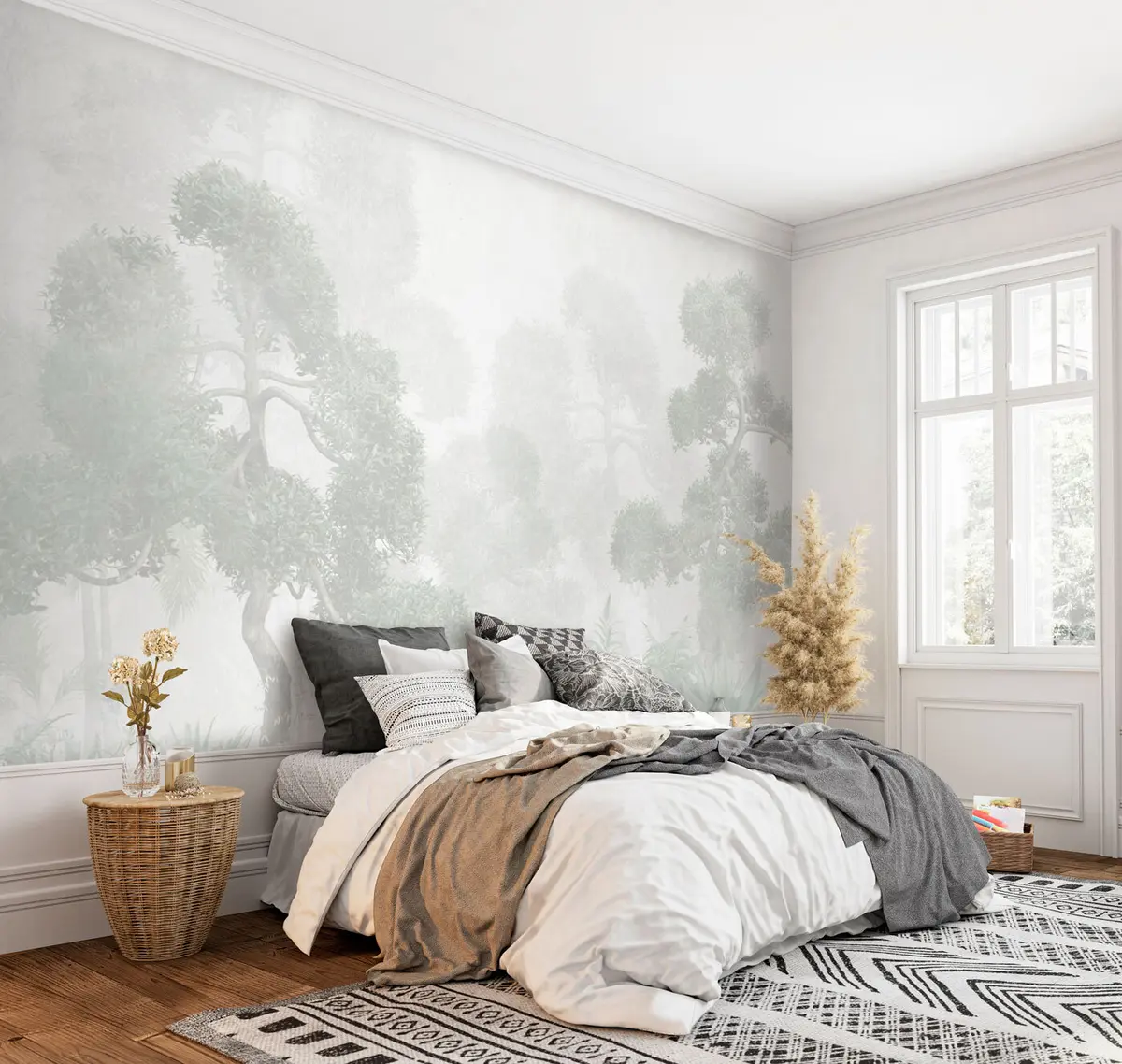 wall murals Тропска стабла и лишће u97399